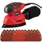 Stalwart Electric Mouse Sander 14000 Rpm Red Black 120V Compact Palm Tool
